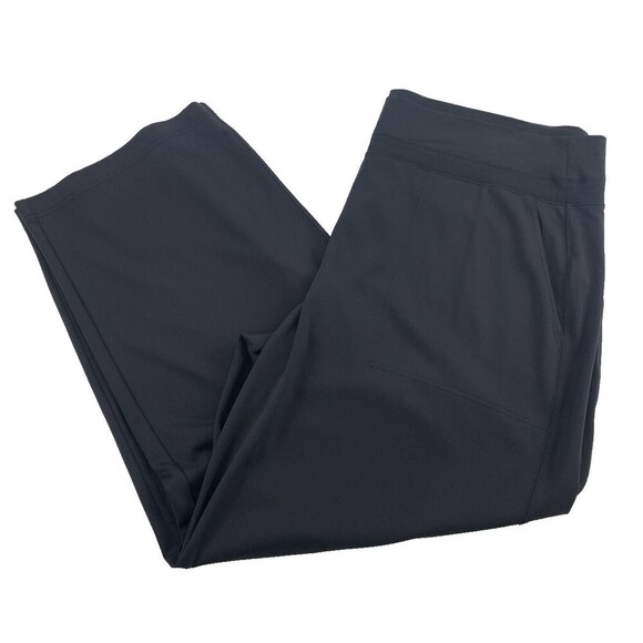 Athleta Venice High Rise Wide Leg Pant Black Pull On 982868 Womens Plus Size 3X - Picture 3 of 16